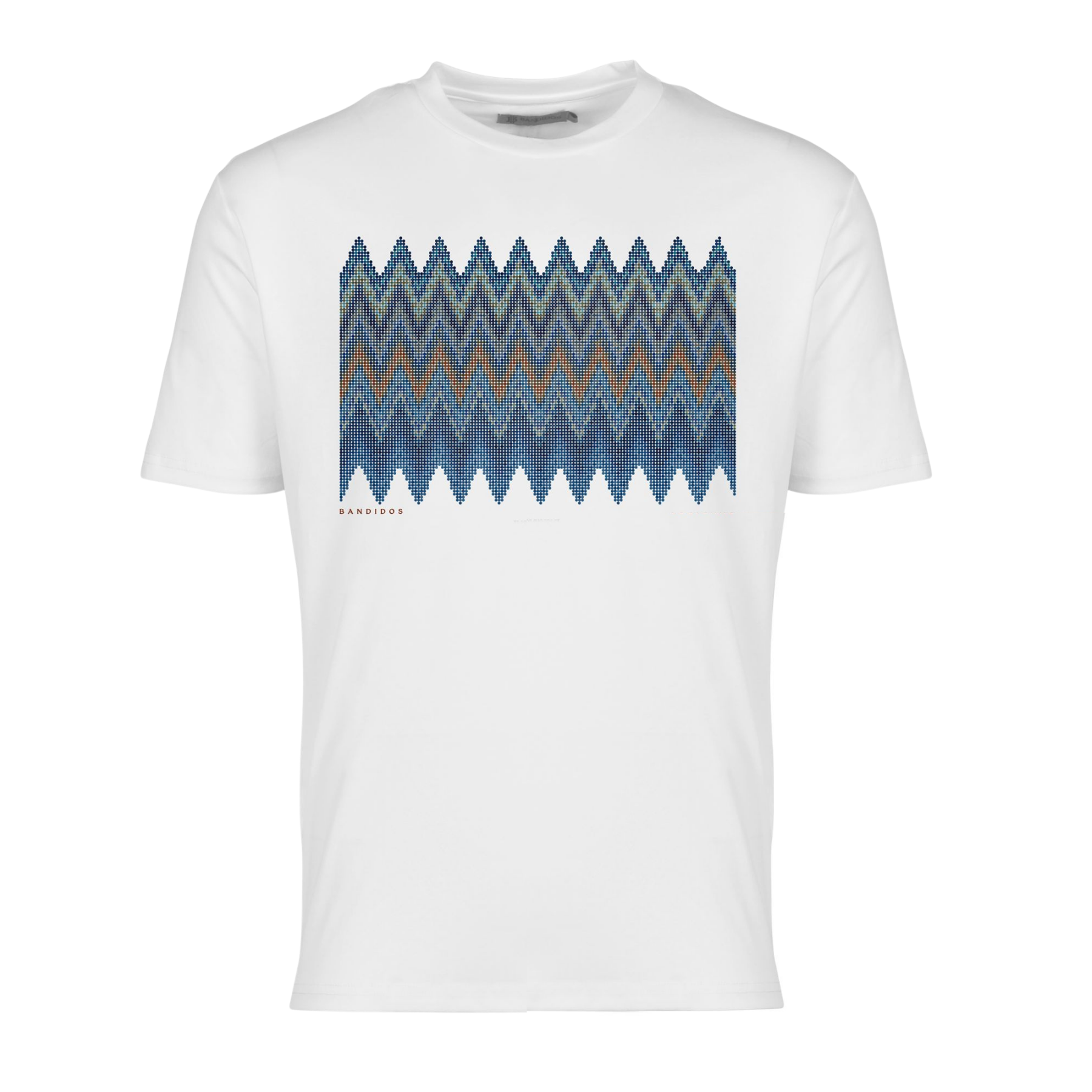 Moda Bandidos Sequin Zig Dubai T-Shirt - Navy